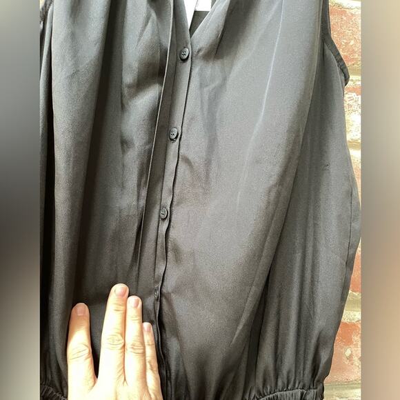 Collective Concepts Jumpsuit Workwear Sleeveless Black Small - Picture 3 of 9